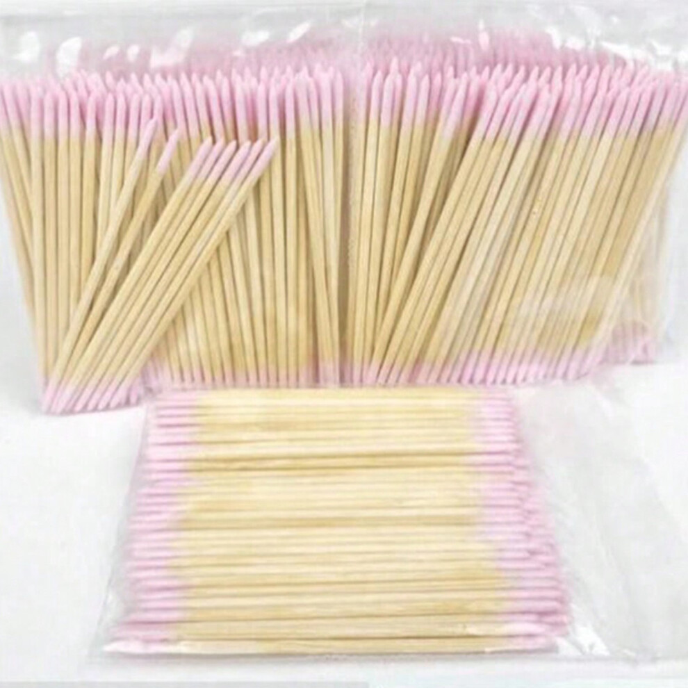 Dachuang Beauty (Pink) Wooden Cotton Swabs For Nail Art & Makeup