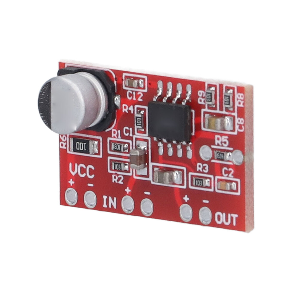 Ad828 Two Channel Amplified Microphone Preamplifier Board, 25X16mm 8431391225222