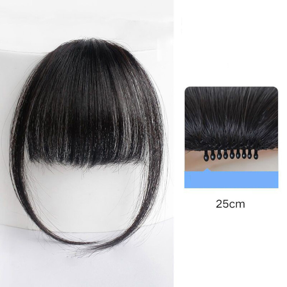 Dachuang Beauty Unisex Black (Sideburns [Natural ]) Natural Thickened Bangs Wig For Women
