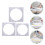 6St Acryl Laagjescake Schrapbord Transparant Baktool Set 10