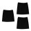 3St Zwarte Elastische Kant Sliprok Polyester Onder Jurk 5