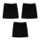 3St Zwarte Elastische Kant Sliprok Polyester Onder Jurk 6
