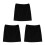 3St Zwarte Elastische Kant Sliprok Polyester Onder Jurk 7