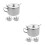 6Ensembles Pots À Condiments Moderne Pour Cuisine 5