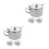 6Ensembles Pots À Condiments Moderne Pour Cuisine 9