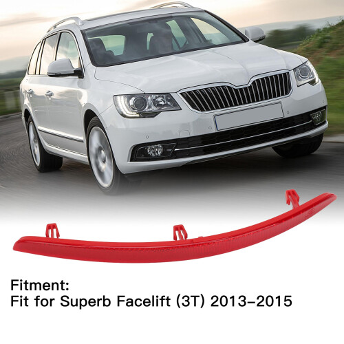 Rear Bumper Reflector Red Lens for Superb Facelift 2013-2015 Right 2
