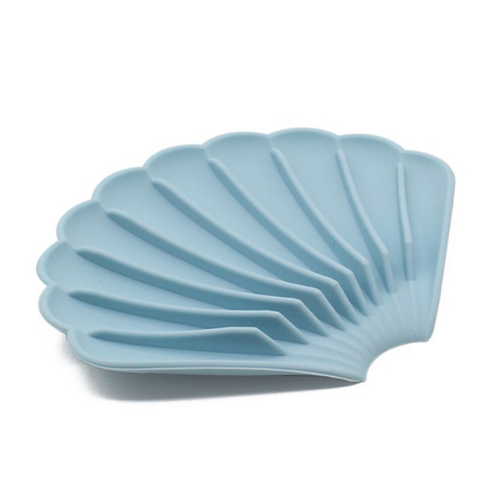 Dachuang Beauty (Milk Blue) Silicone Soap Dish - Self Draining, Corrosion Resistant
