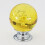 (Golden silver bottom, 1pc) Unique Bubble Glass Ball Cabinet Knobs for Drawers 1