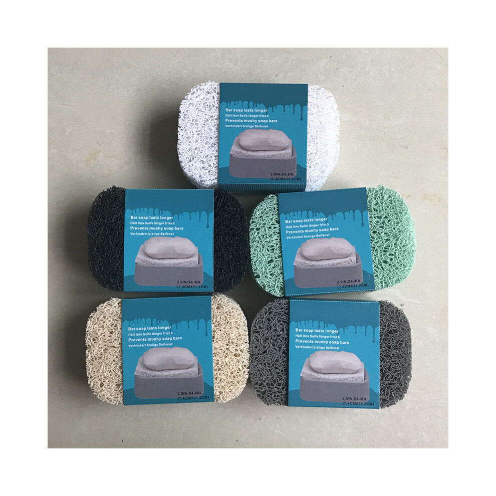 Roc-Electron (Mixed Color) 4Pcs Soap Holder Pads For Bath & Kitchen