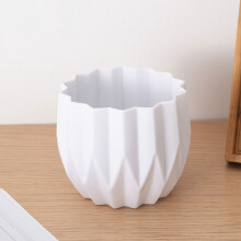 (White) Unbreakable Vintage Flower Vase for Home Decor