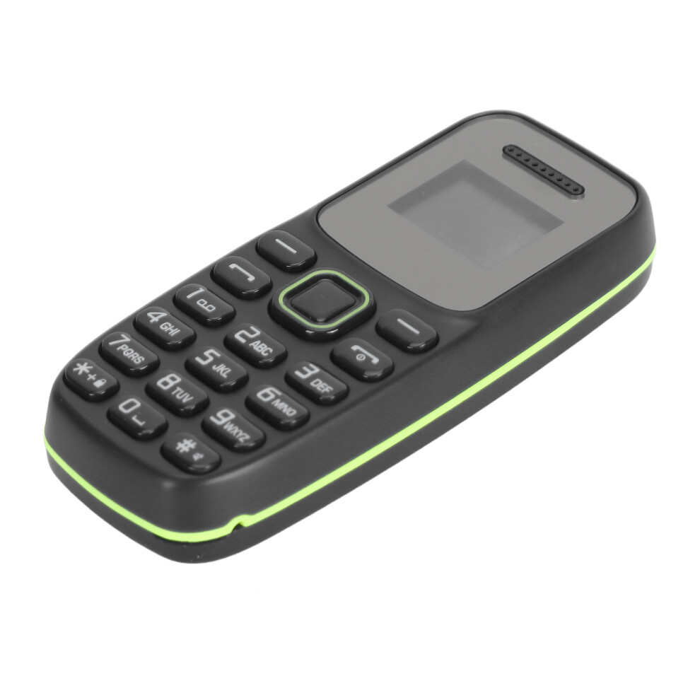 Unlocked 2G Elderly Phone With 0.66 Inch Screen, Dual Sim, Bluetooth, Music, Big Buttons, Multi-Language, 380Mah Black 7621387736721