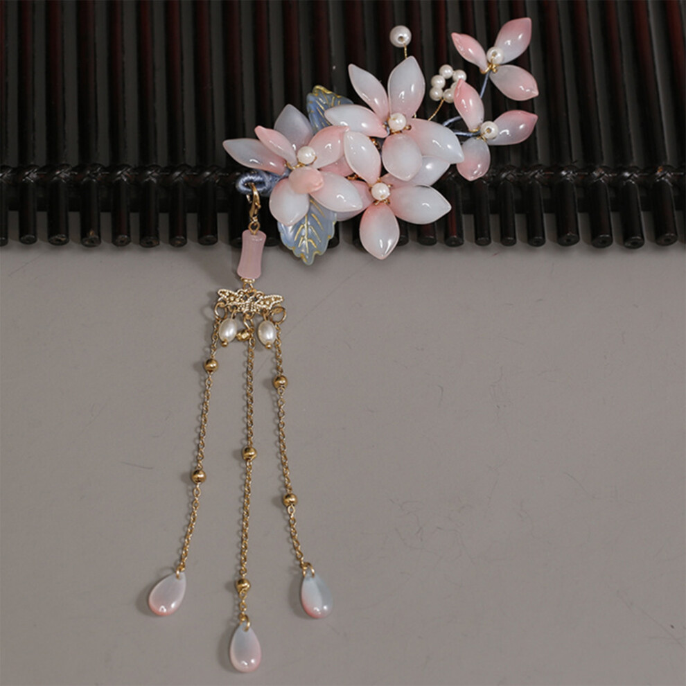 Dcph-Clothing (1) Vintage Floral Hairpin For Hanfu & Cheongsam