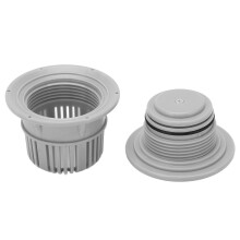 Valve d'air pour kayak en PVC, blanc cassé, 4,7  6 cm (1,9  2,4 po)