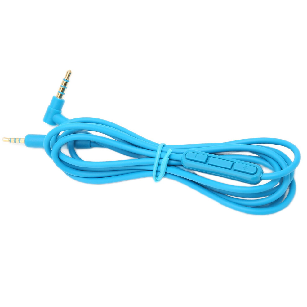 Replacement Audio Cable With Mic For Qc25 Qc35 Headphones, 1.45M Blue 6941387737117