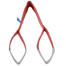 5T Flat Lifting Sling PES Webbing Straps 2m, Red, 125mm Wide