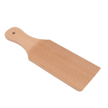 Beechwood Gnocchi Board with Easy Grip Handle for Pasta Making, Home Use