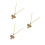 3St Elegante Gouden Olifant Strass Hanger Auto Decor Dames 7