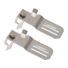 2 Stück Aluminiumlegierung Messtape-Klammern mit 3 Schlitzen für Holzarbeiten