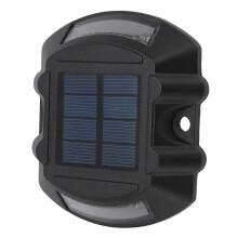 Solar Ground Lights IP68 6V 1.8W Aluminum Alloy 90x108mm Black/Green