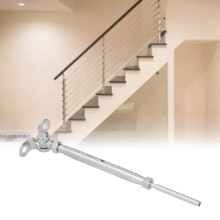Adjustable Stainless Steel Cable Railing Kit for Indoor/Outdoor Deck & Stair Rails