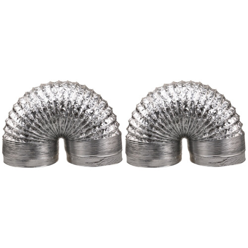 2Stk Lüftungsschlauch Aluminium, Feuerresistent, Für Abluft,