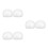 6Pcs Inflatable White Hat Display Stand PVC Hat Former Portable Use 7