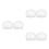 6Pcs Inflatable White Hat Display Stand PVC Hat Former Portable Use 9