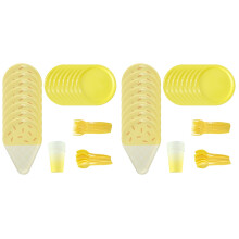 2Sets Yellow Party Paper Ice Cream