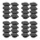 32Pcs Easy Install Black Door Lock Protective Covers for Outdoor Locks 1