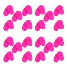 40Pcs Silicone Ear Covers Rosy Hair Dye Ear Muffs Waterproof Reusable