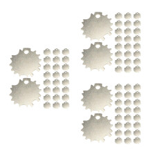 150Pcs Silver Hairdressing Shears Screw Tool Multi-Tooth Tightener