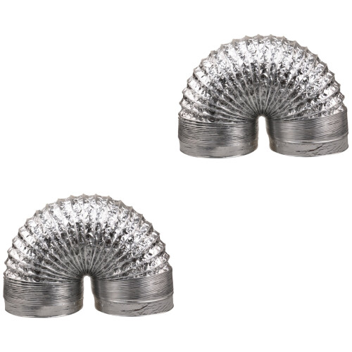 2Stk Lüftungsschlauch Aluminium, Feuerresistent, Für Abluft, 2