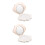 2 Sets Highlighter Powder Compact Face Powder for Women Makeup 1