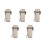 5Pcs Travel Black Waterproof Lighter Case Durable Protective Keychain 7