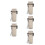5Pcs Travel Black Waterproof Lighter Case Durable Protective Keychain 8
