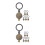 12Pièces Cache-Œil De Porte Cuivre Durable Intimité 4