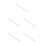 5Pcs Aluminum Alloy Straight Ruler Sky-Blue Multi-Use Measuring Tool 7