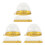 150Pcs Clear Plastic Dome Boxes for Cupcakes Pastries Storage 4