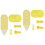 2Sets Yellow Party Paper Ice Cream 4