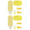 2Sets Yellow Party Paper Ice Cream 5