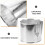 Stainless Steel Cotton Candy Packing Bucket Accessory for Machine 5