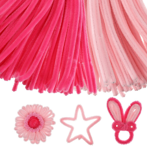 600Pcs Craft Pipe Cleaners Soft Plush Chenille Stems for Flower Making 1
