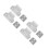 2Sets Silicone Baby Gate Replacement Kit with Installation Hardware 5