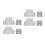 2Sets Silicone Baby Gate Replacement Kit with Installation Hardware 8