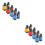 8Pcs Model Toys Binoculars Telescope for Kids Assorted Color Plastic 6