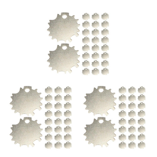 150Pcs Silver Hairdressing Shears Screw Tool Multi-Tooth Tightener 2