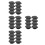 32Pcs Easy Install Black Door Lock Protective Covers for Outdoor Locks 6