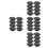 32Pcs Easy Install Black Door Lock Protective Covers for Outdoor Locks 9