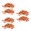 600Pcs Mini Bricks Building Kit in Chocolate for Dollhouse Decoration 6