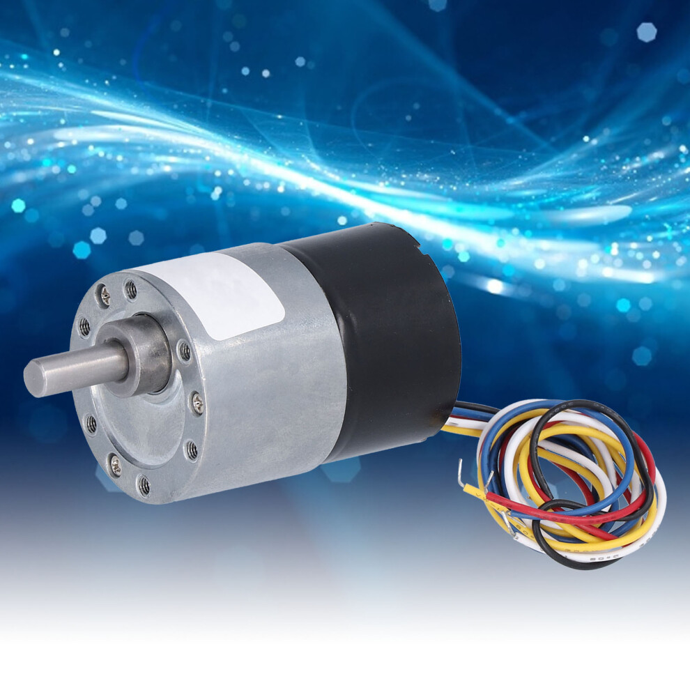Jgb37-3525 24V Brushless Gear Motor 12Rpm Low Noise Reversible 5051387739545